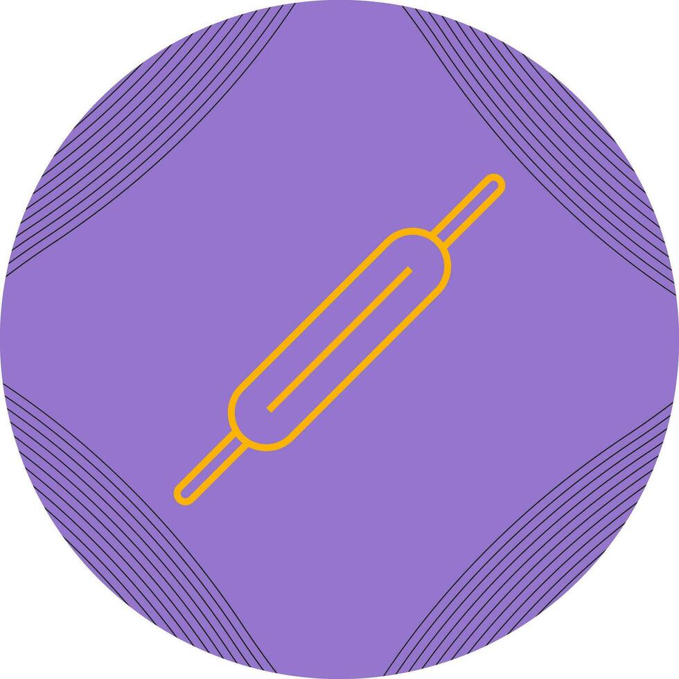 Roller-Pin-Vektor-Symbol vektor