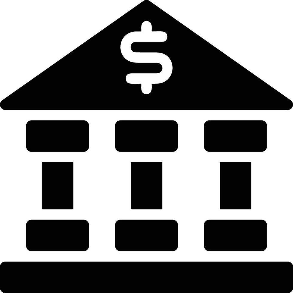 Bank finansiera ikon symbol vektor bild. illustration av de valuta utbyta investering finansiell sparande Bank design bild