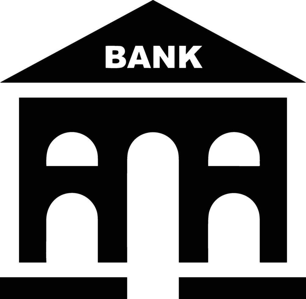 Bank finansiera ikon symbol vektor bild. illustration av de valuta utbyta investering finansiell sparande Bank design bild