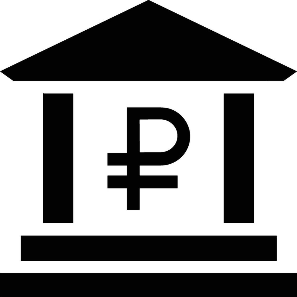 Bank Finanzen Symbol Symbol Vektor Bild. Illustration von das Währung Austausch Investition finanziell Speichern Bank Design Bild