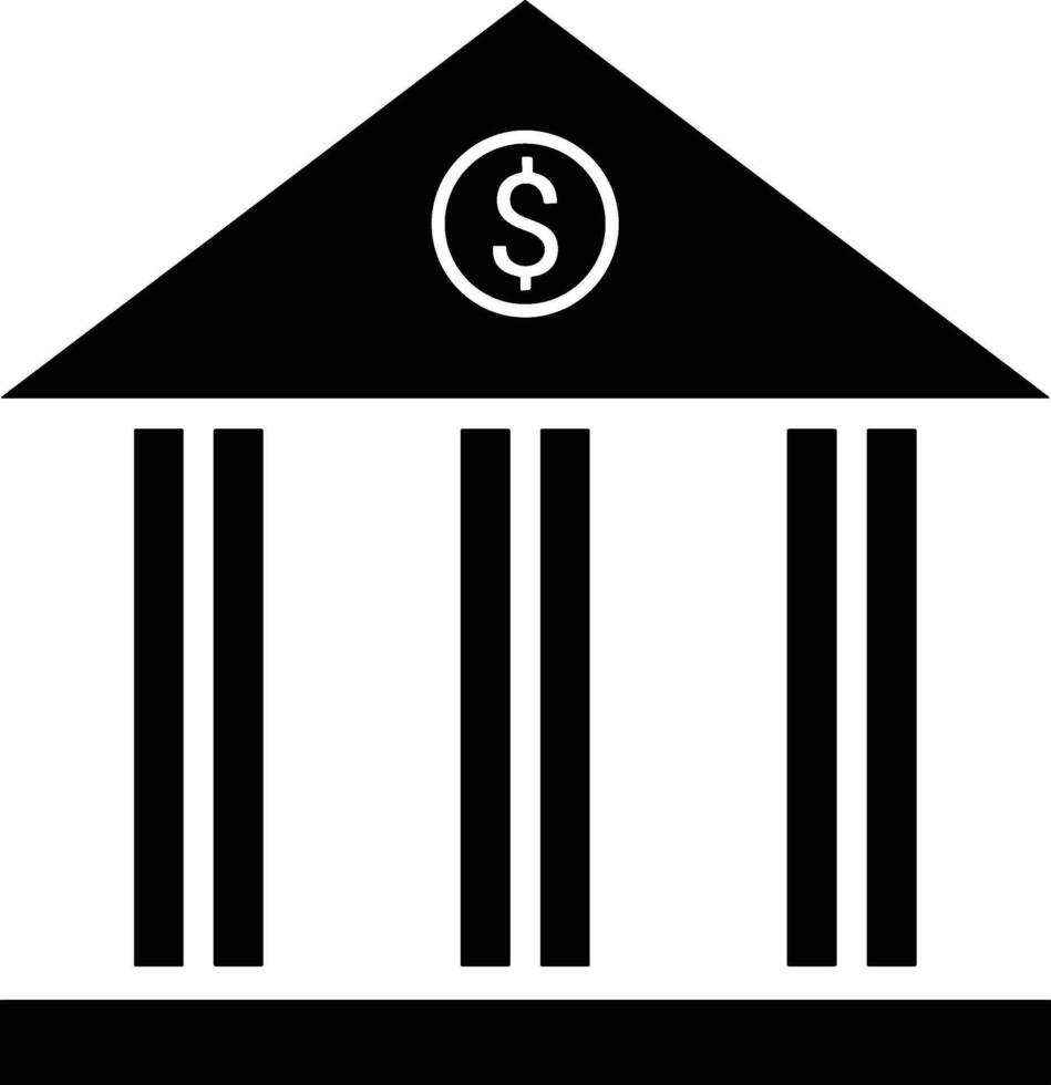 Bank finansiera ikon symbol vektor bild. illustration av de valuta utbyta investering finansiell sparande Bank design bild