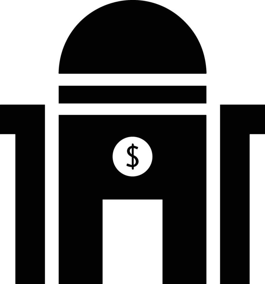 Bank finansiera ikon symbol vektor bild. illustration av de valuta utbyta investering finansiell sparande Bank design bild