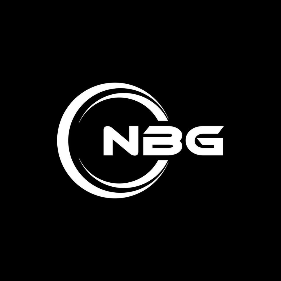 nbg Logo Design, Inspiration zum ein einzigartig Identität. modern Eleganz und kreativ Design. Wasserzeichen Ihre Erfolg mit das auffällig diese Logo. vektor