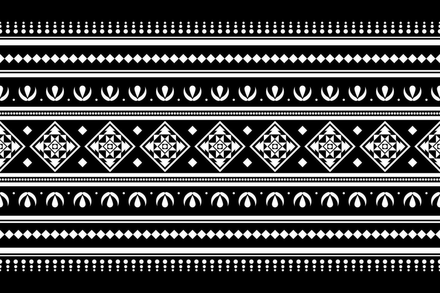 etnisk geometrisk sömlös mönster. geometrisk vit bakgrund. design för tyg, kläder, dekorativ papper, omslag, textil, broderi, illustration, vektor, stam- mönster vektor