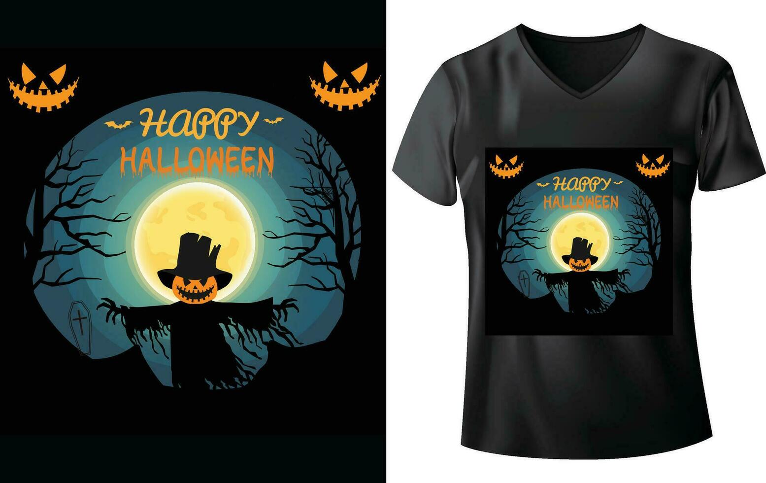 halloween t-shirt design vektor