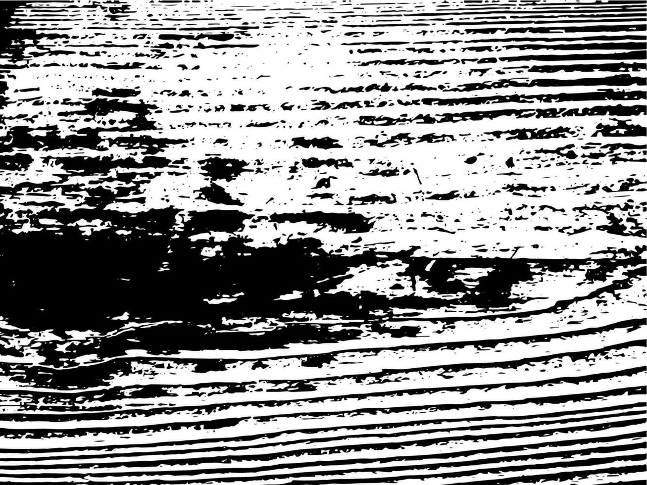 Grunge Naturholz monochrome Textur. abstrakter Holzoberflächen-Overlay-Hintergrund in Schwarz und Weiß. Vektor-Illustration vektor