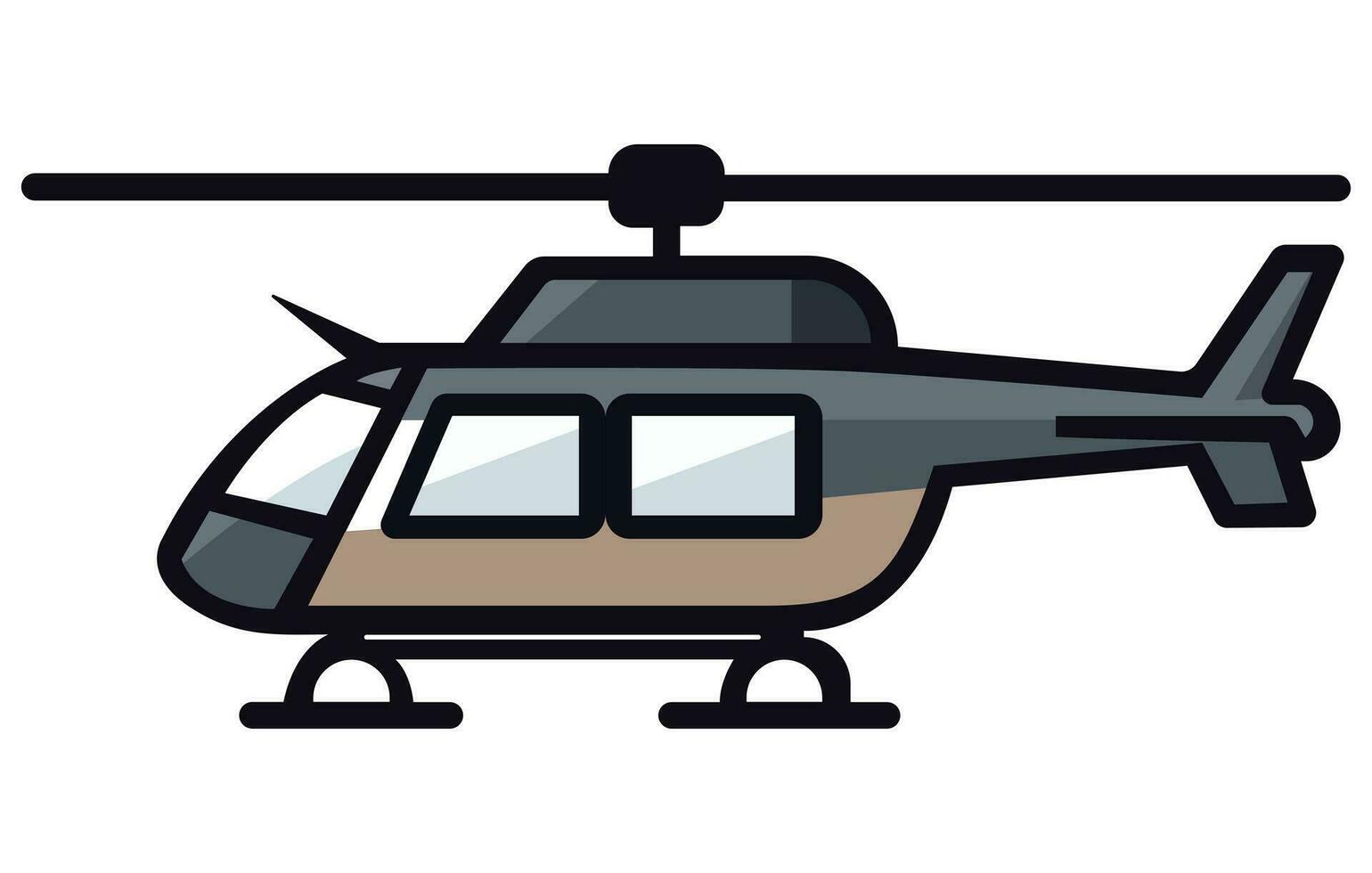 helikoptrar flygplan illustration, flygande färgrik choppers, luft transport platt vektor illustration
