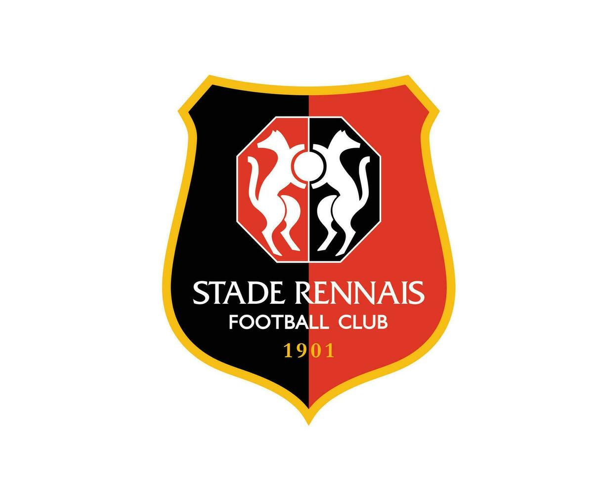 stade Rennais fc Verein Logo Symbol Liga 1 Fußball Französisch abstrakt Design Vektor Illustration