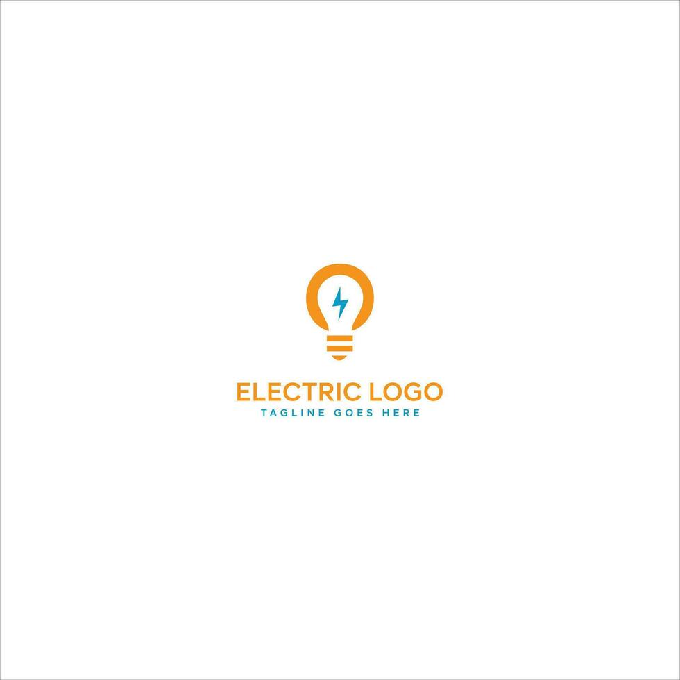 elektrisk logotyp, ikon, symbol, design mall vektor