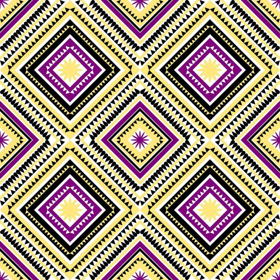 sömlös geometrisk mönster. etnisk prydnad. aztec stil. stam- motiv. illustration för webb design eller skriva ut. vektor