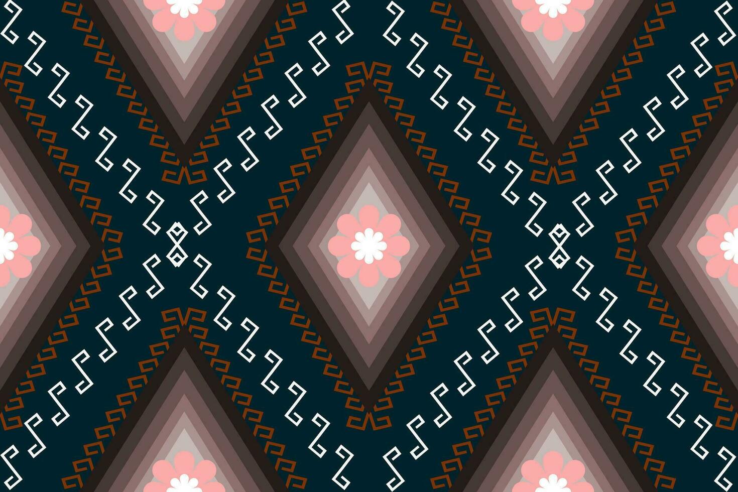 sömlös mönster med etnisk aztec prydnad. vektor illustration.