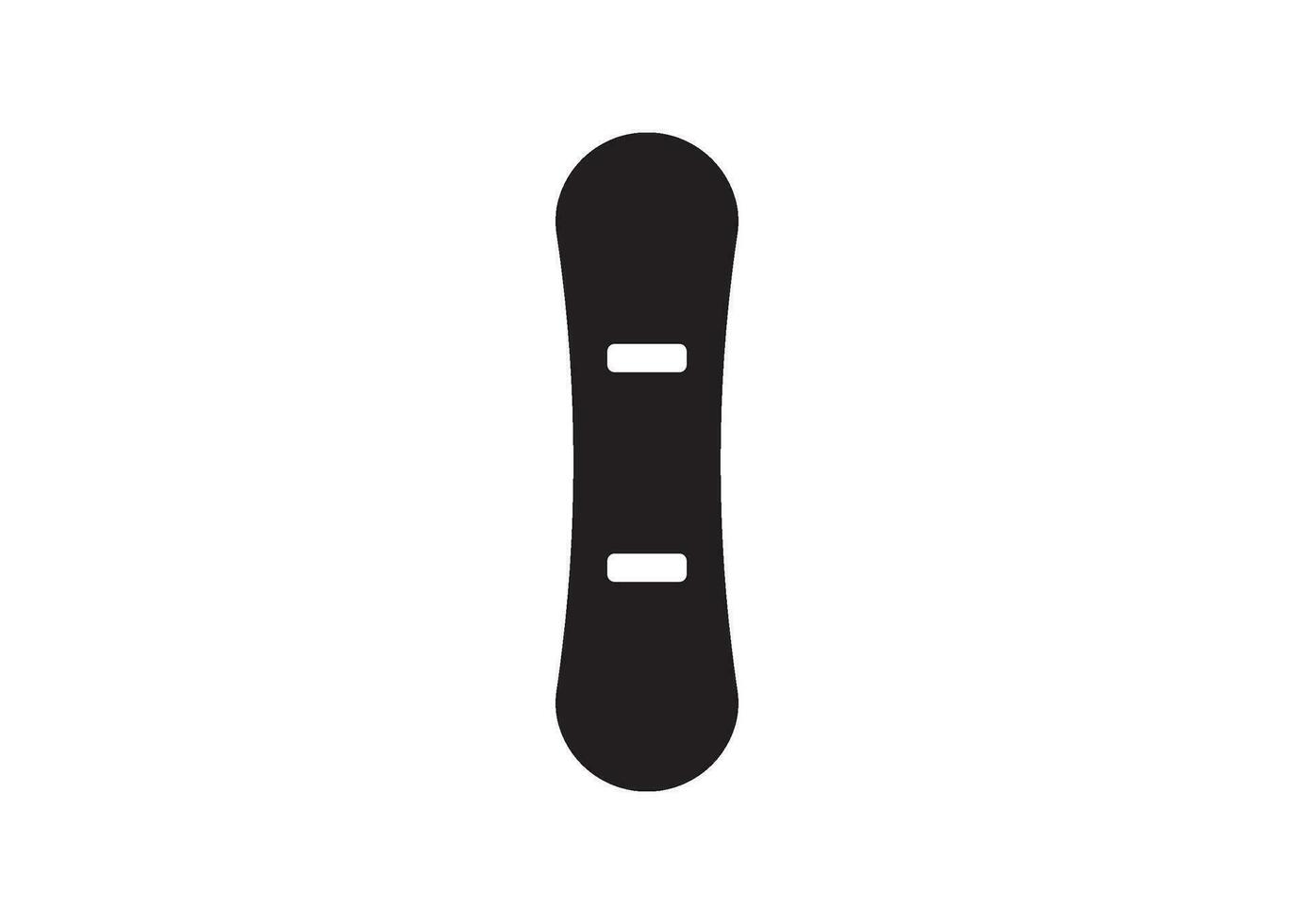 Snowboard Symbol Design Vektor isoliert