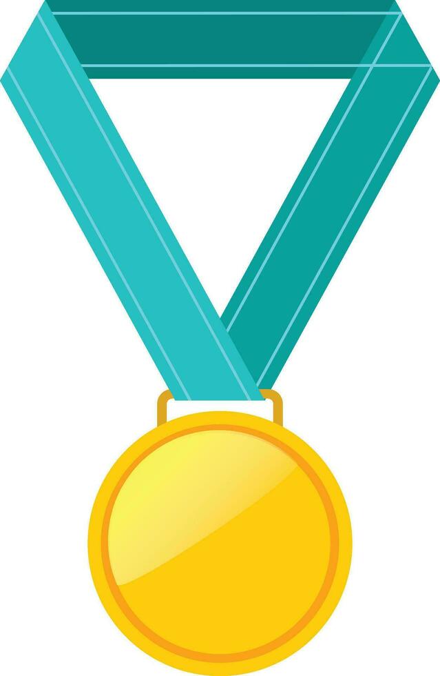 Gewinner Gold Medaille, Preis, vergeben Symbol vektor
