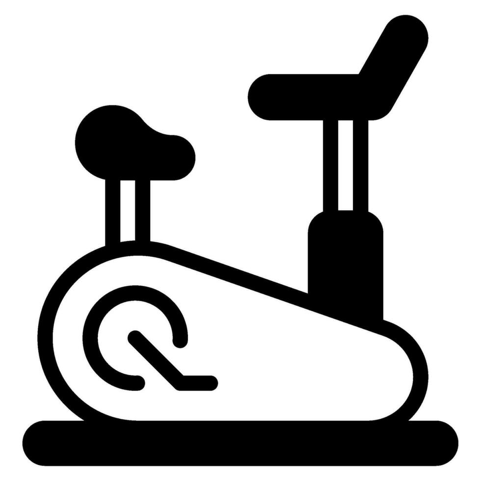 Radfahren Fitnessstudio Symbol Illustration vektor