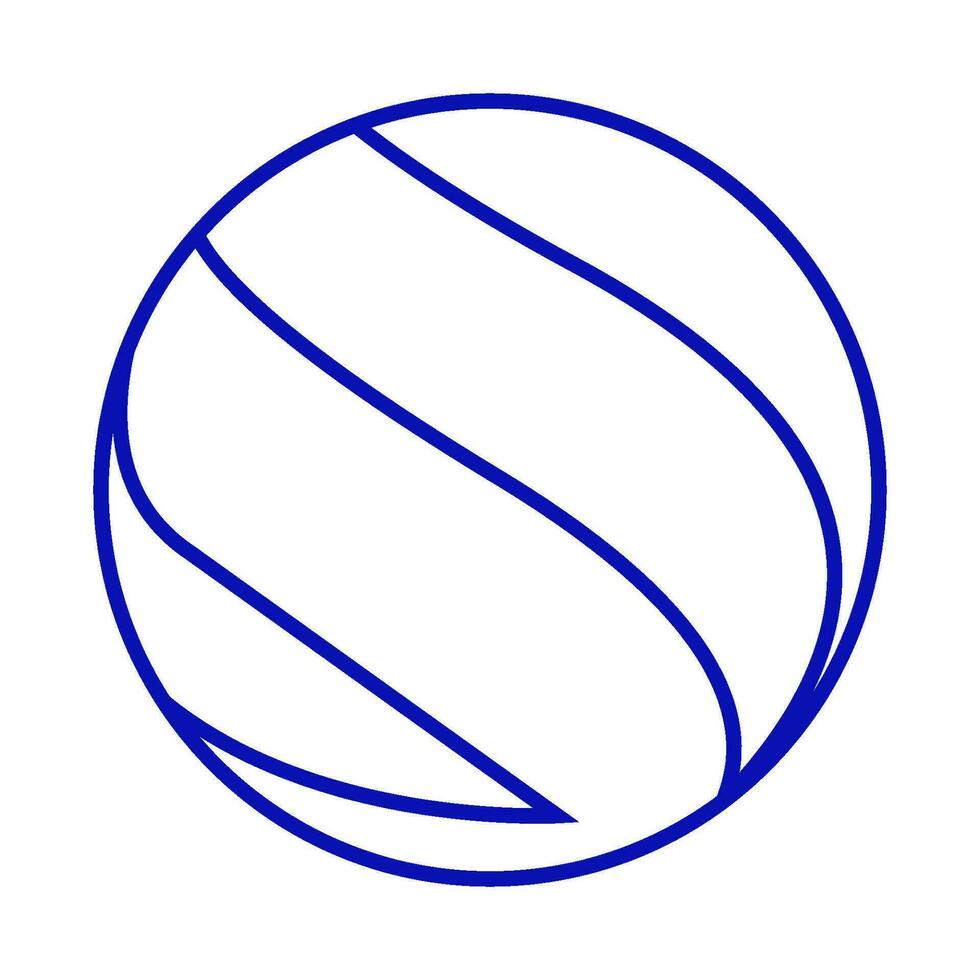 Volley Symbol Illustration Vektor