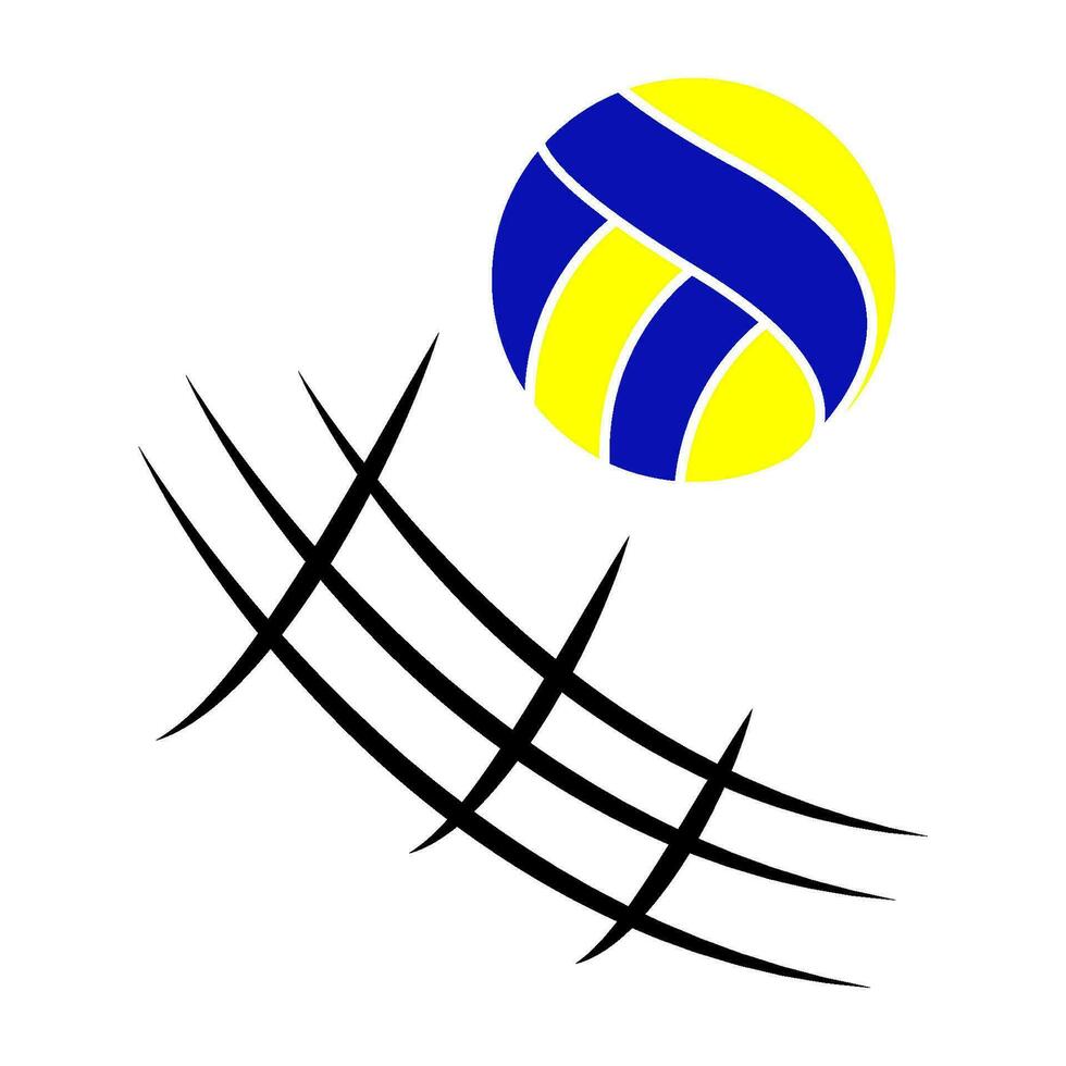 Volley Symbol Illustration Vektor