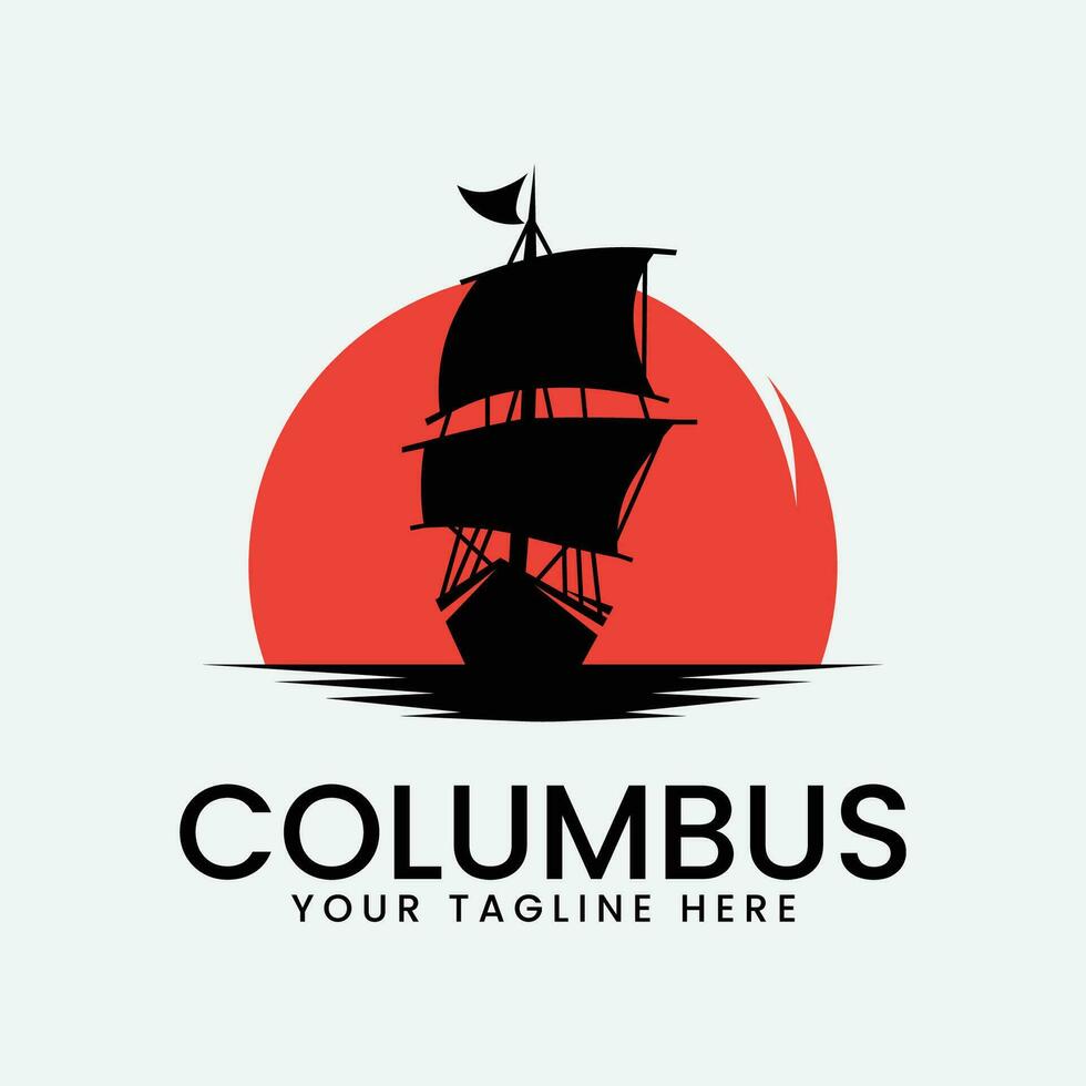 columbus logotyp vektor illustration design