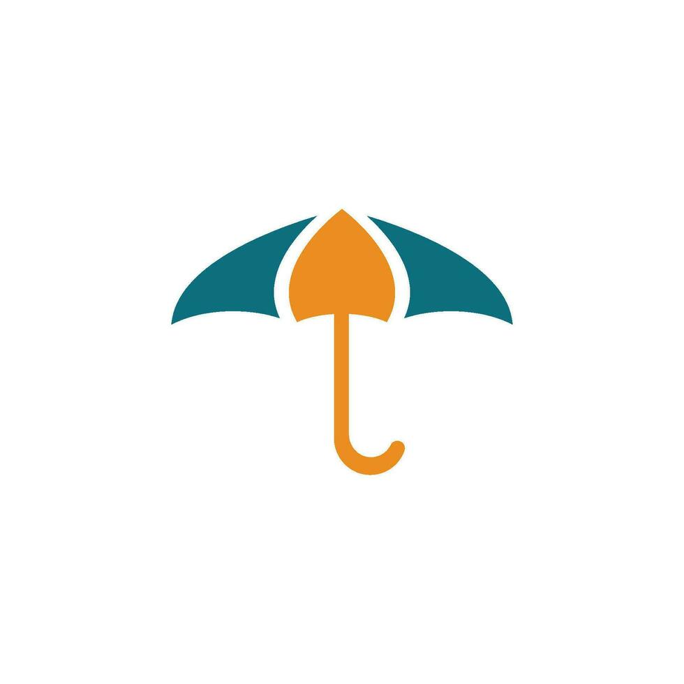 Regenschirm-Symbol-Vektor-Illustration vektor