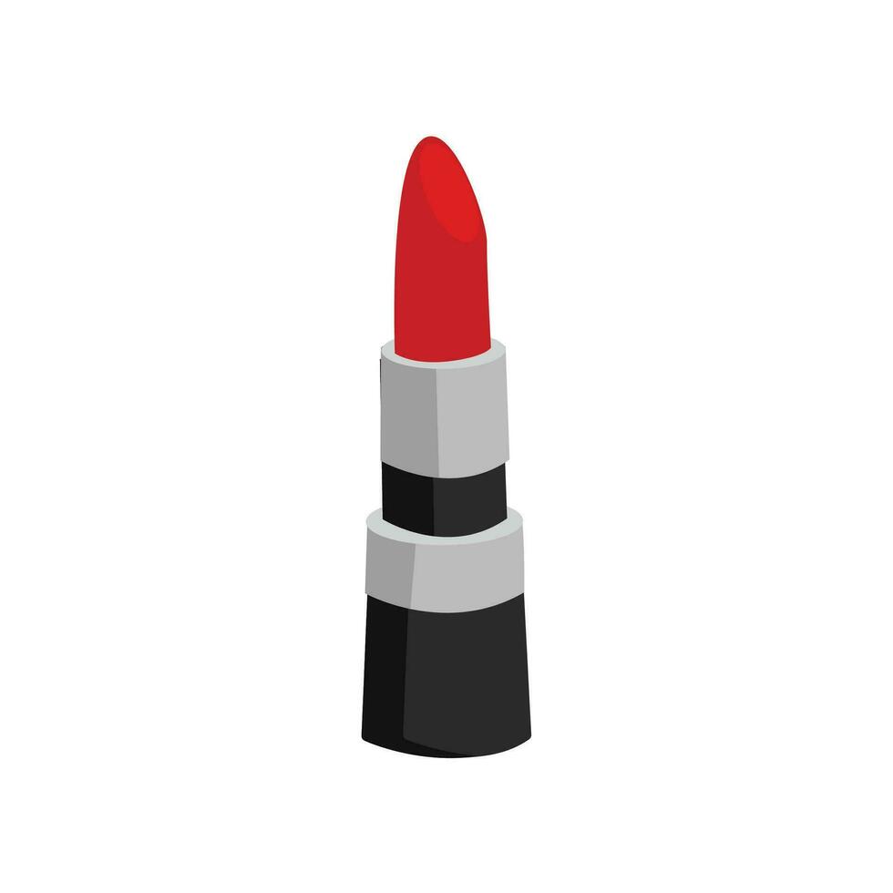 Vektor von rot Lippenstift bilden Illustration