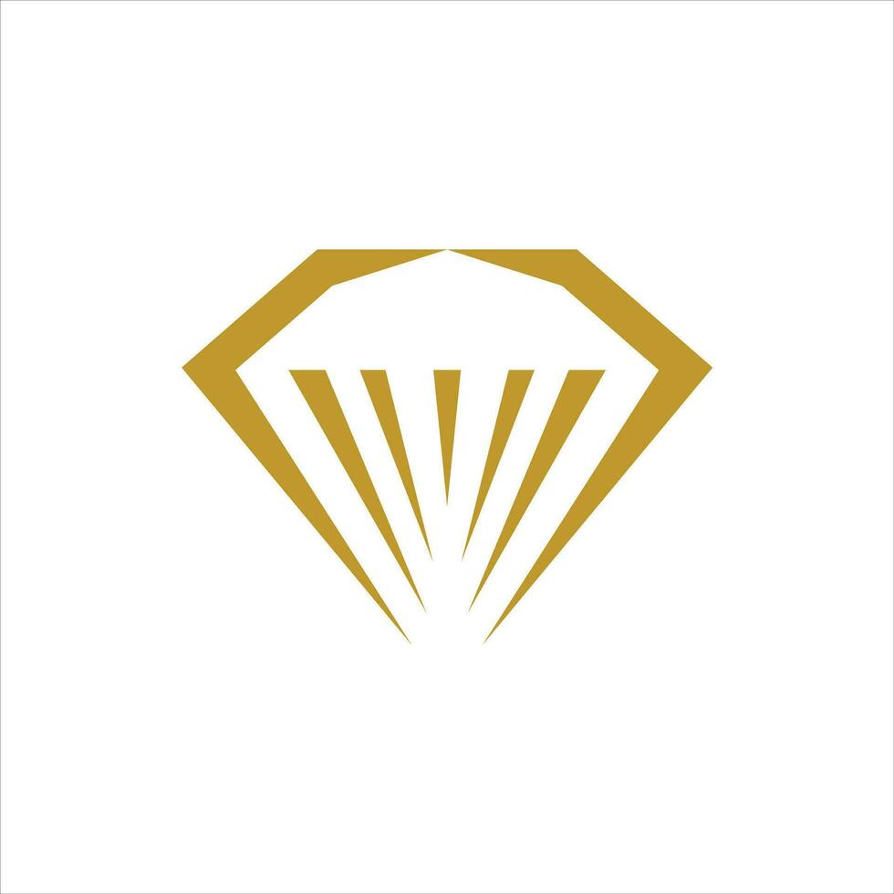 Diamant Logo Vektor Vorlage Lager Vektor Luxus