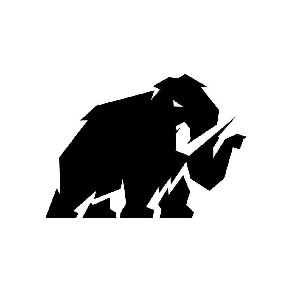 elefant logotyp vektor, premie, rena, enkel, modern vektor