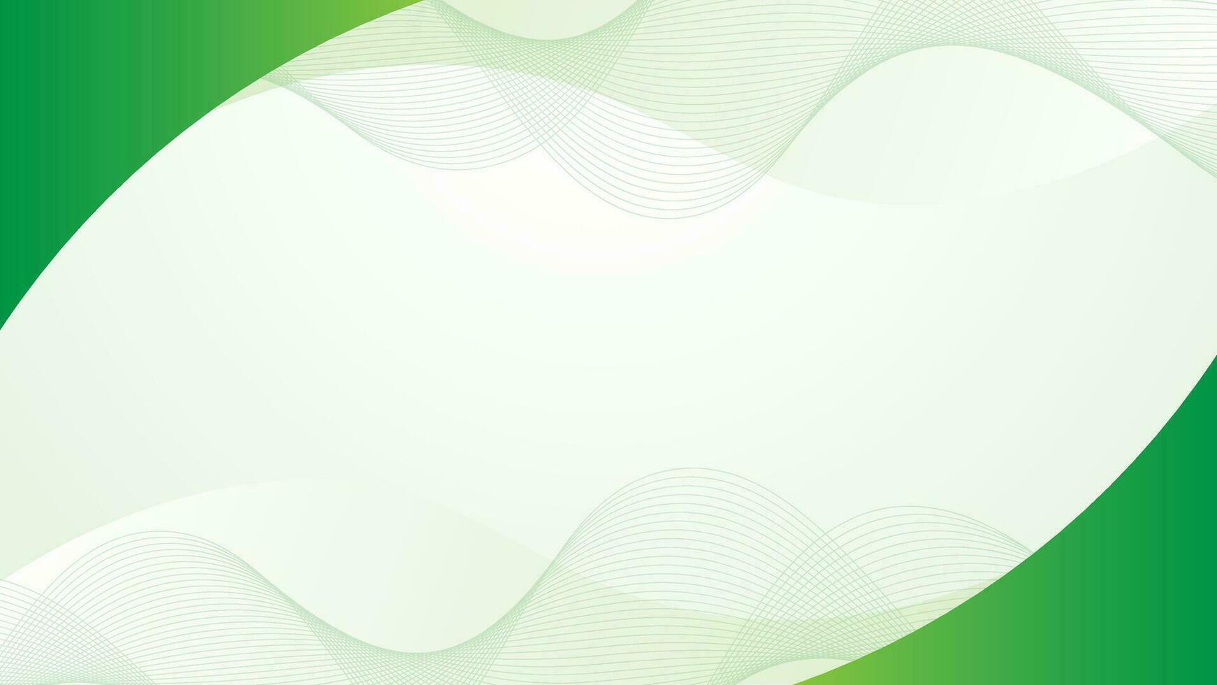 abstrakt cool und leer Grün Hintergrund zum ppt Design Vorlage Vektor