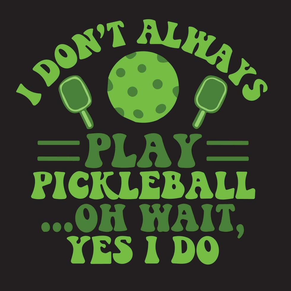 Pickleball T-Shirt Design, Pickleball Vektoren, Pickleball Symbol, Pickleball USA Flagge vektor
