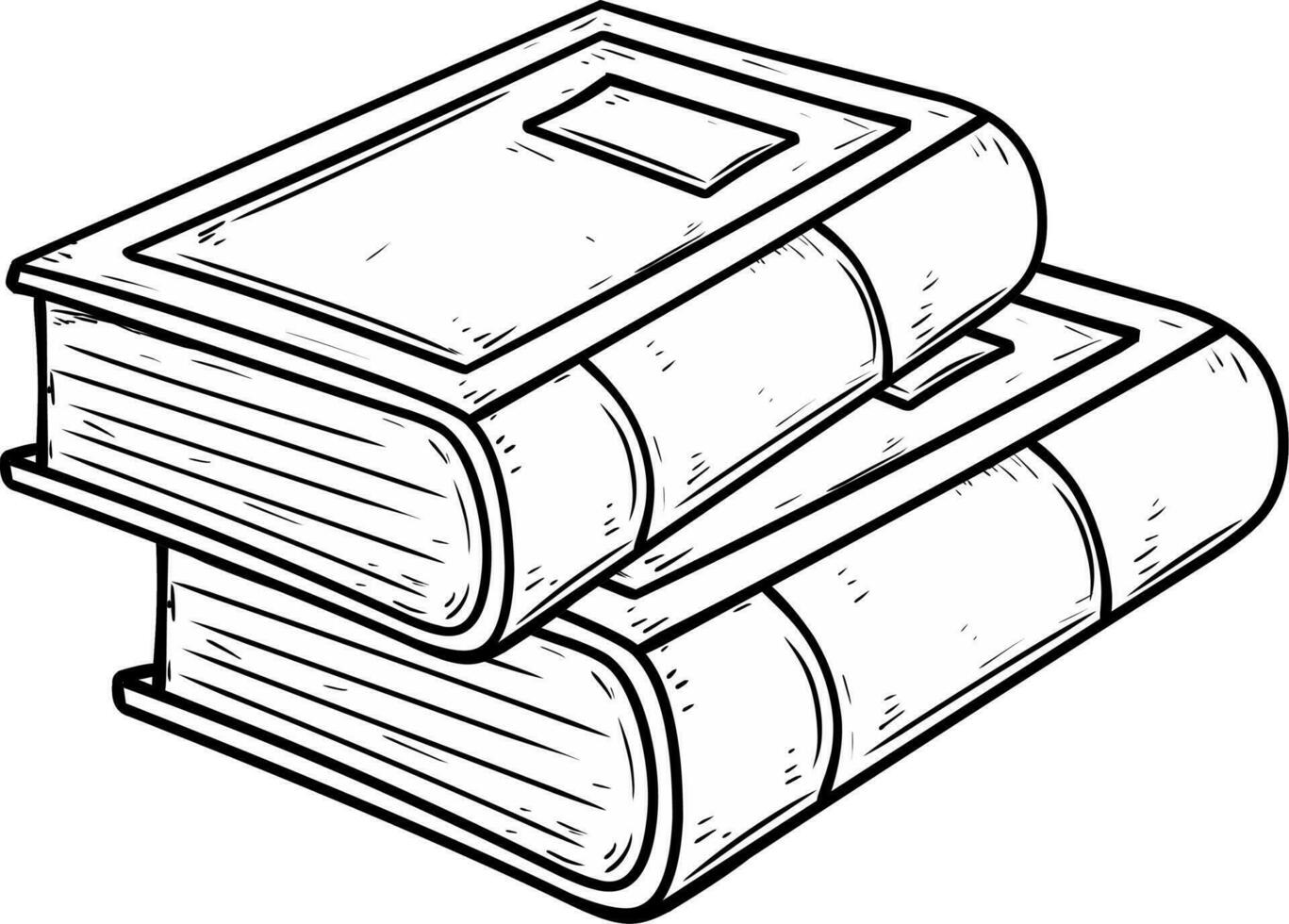 tecknad serie av bok isolerat på vit vektor