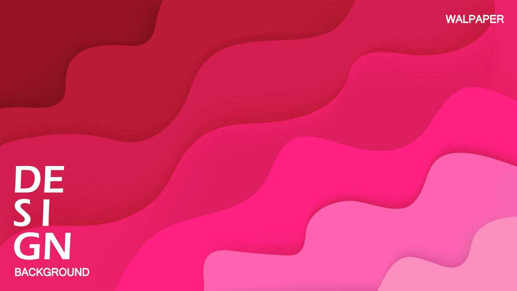 Hintergrund abstrakt Papier Schnitt bewirken Gradient Blau Rosa Welle Hintergrund Design. Vektor Illustration. dynamisch und elegant Stil.