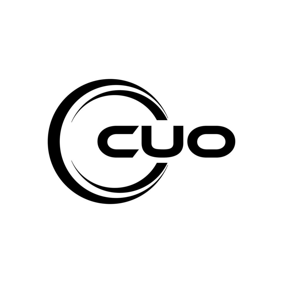 cuo Logo Design, Inspiration zum ein einzigartig Identität. modern Eleganz und kreativ Design. Wasserzeichen Ihre Erfolg mit das auffällig diese Logo. vektor