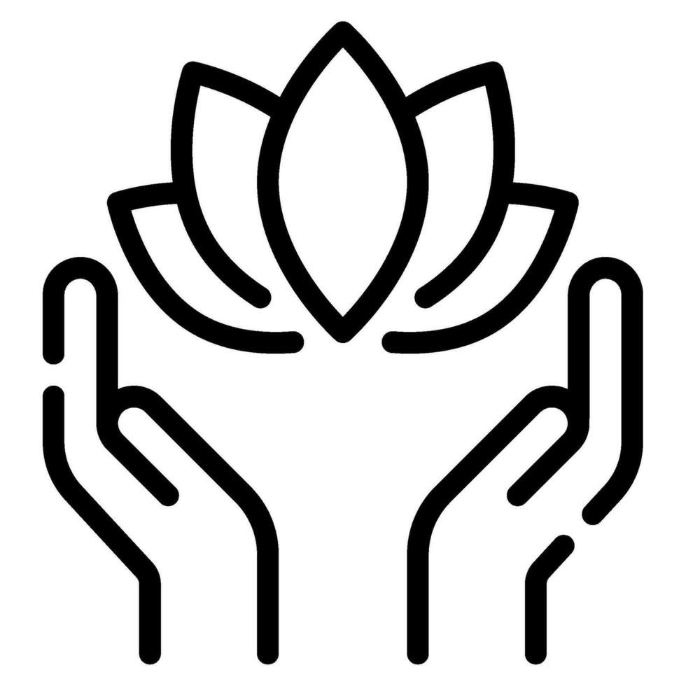 ganzheitlich Wellness Symbol Illustration vektor