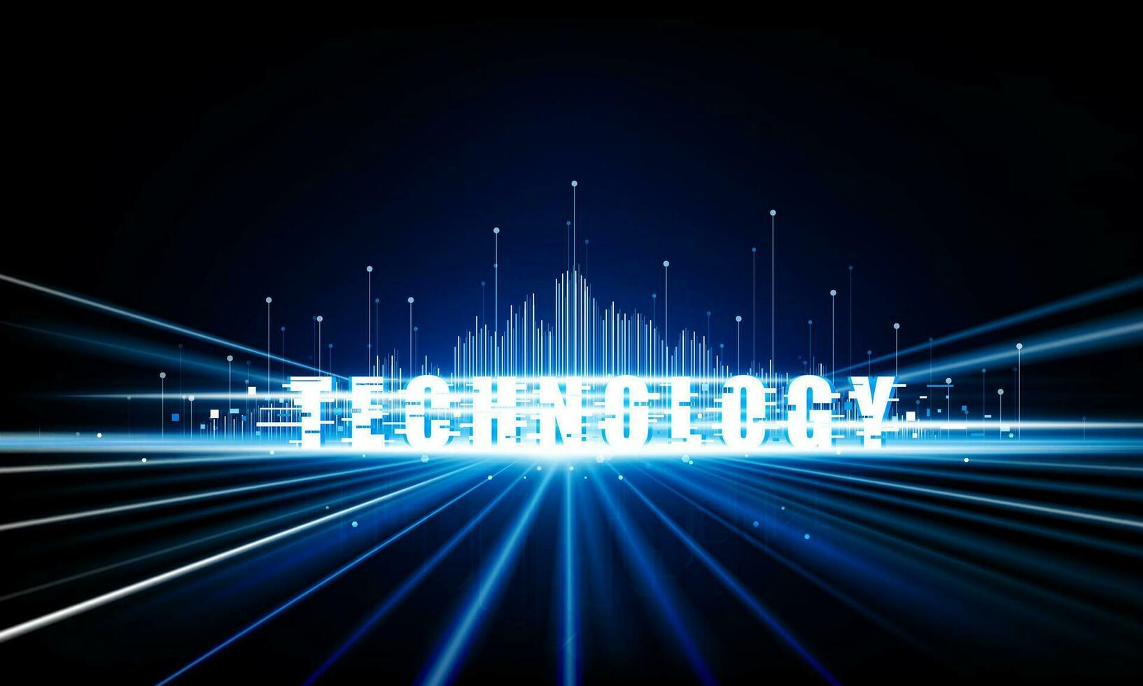 abstrakt Schlüssel Tür öffnen Licht aus Technologie und mit Neon- Dreiecke. hitech Kommunikation Konzept Innovation Hintergrund, Vektor Design