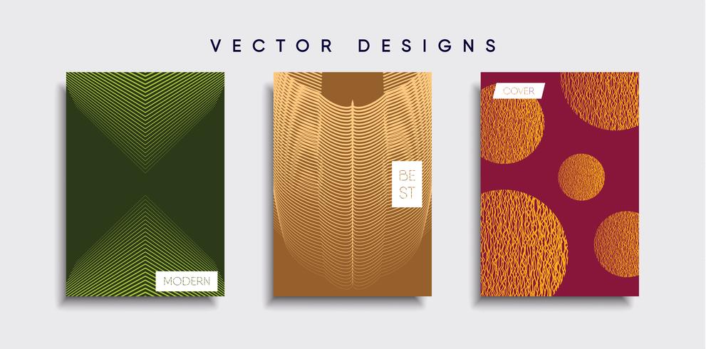 Minimale Vector-Cover-Designs. Zukünftige Plakatschablone. vektor