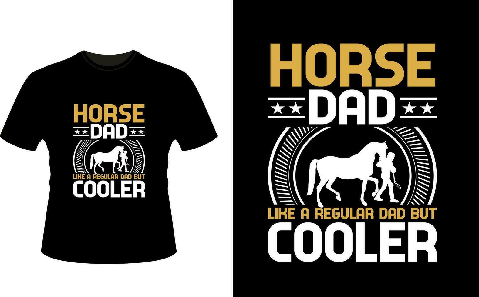 Pferd Papa mögen ein regulär Papa aber Kühler oder Papa Papa T-Shirt Design oder Vater Tag t Hemd Design vektor