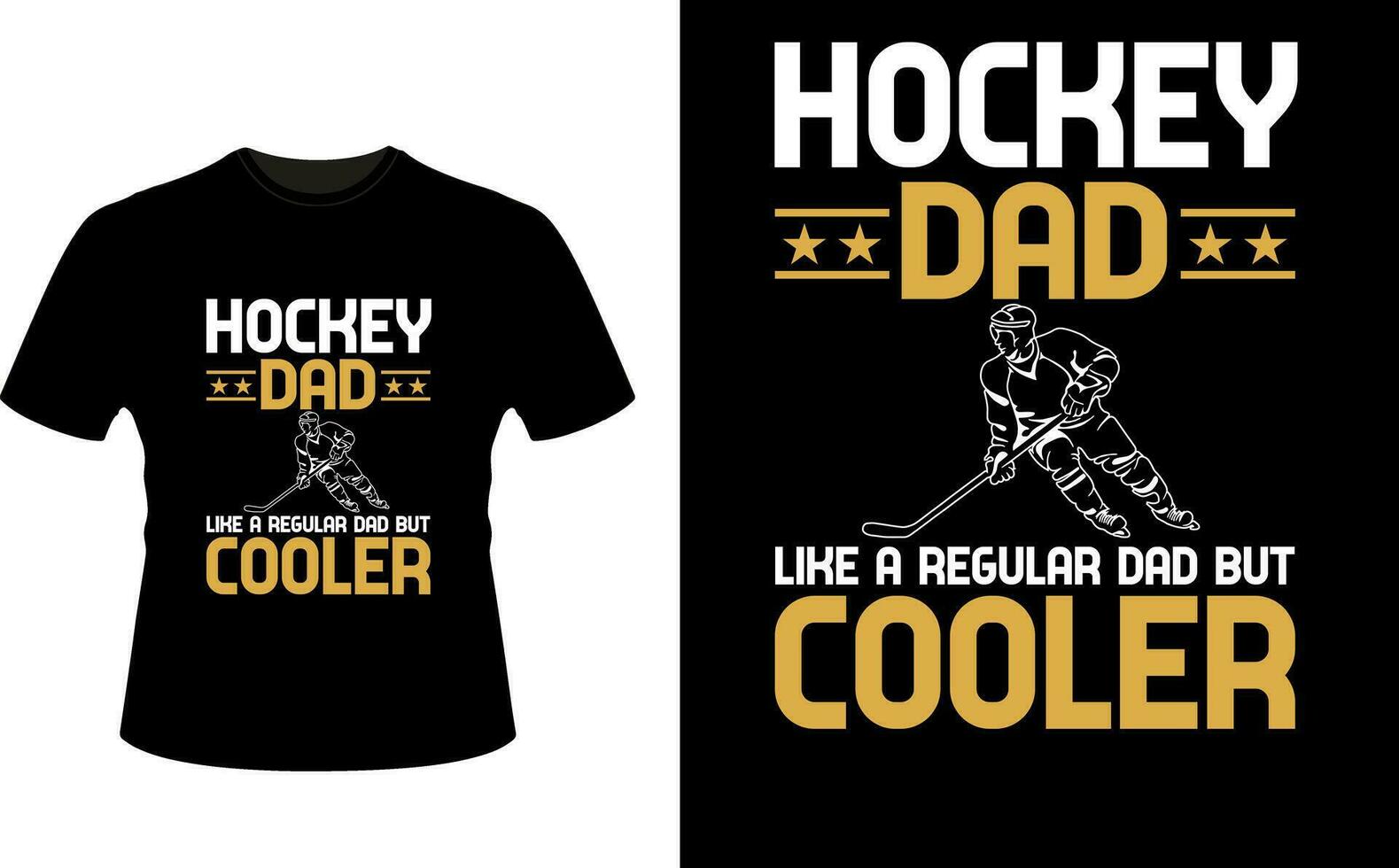 Eishockey Papa mögen ein regulär Papa aber Kühler oder Papa Papa T-Shirt Design oder Vater Tag t Hemd Design vektor