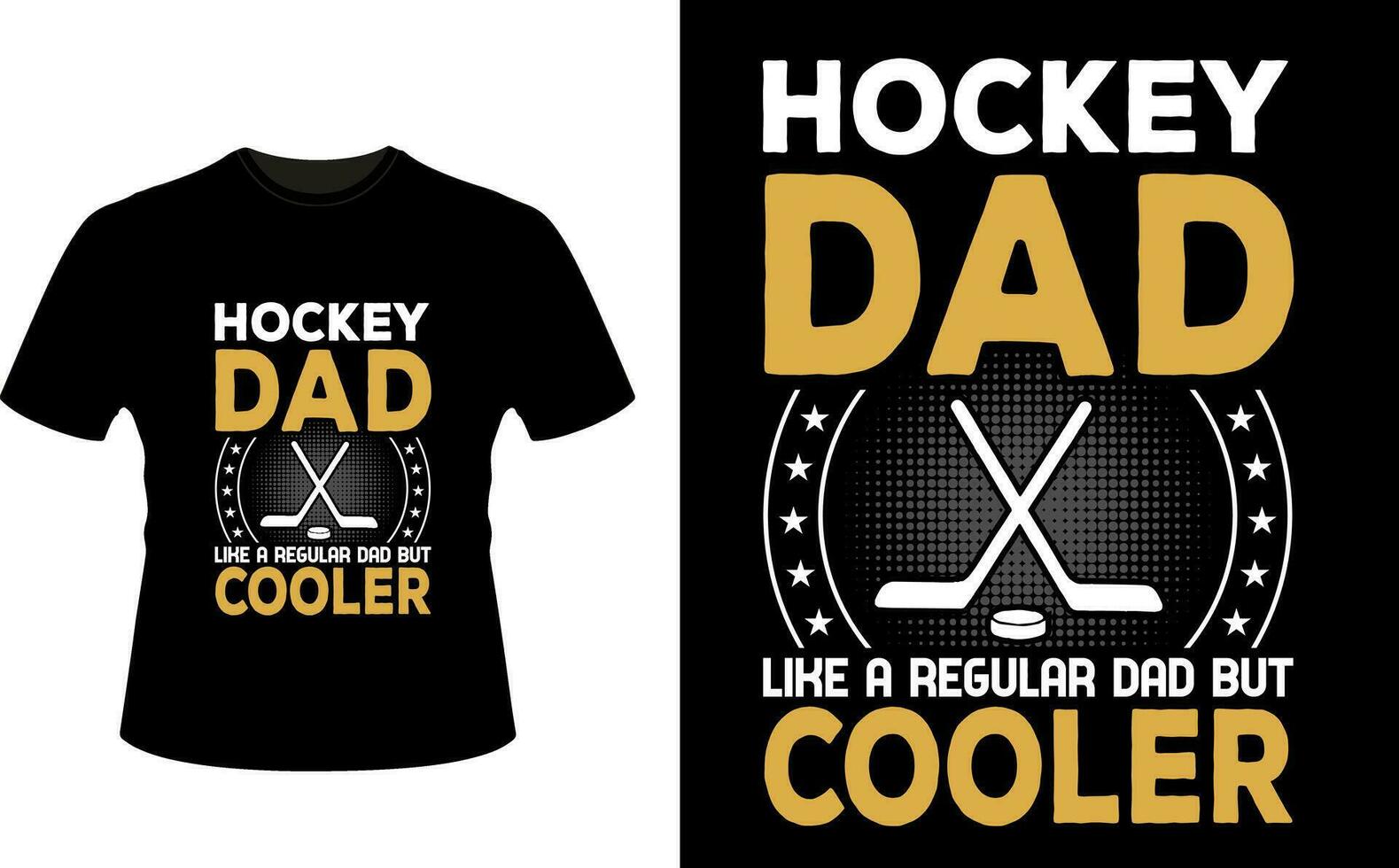 hockey pappa tycka om en regelbunden pappa men kylare eller pappa pappa tshirt design eller far dag t skjorta design vektor