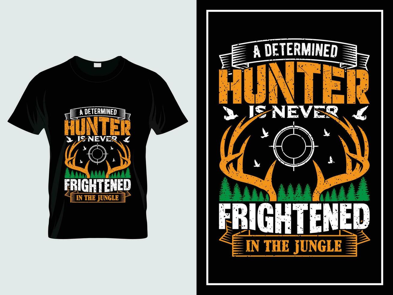 Benutzerdefiniert Jagd T-Shirt Design Jahrgang Stil, Jagd Typografie T-Shirt Vektor