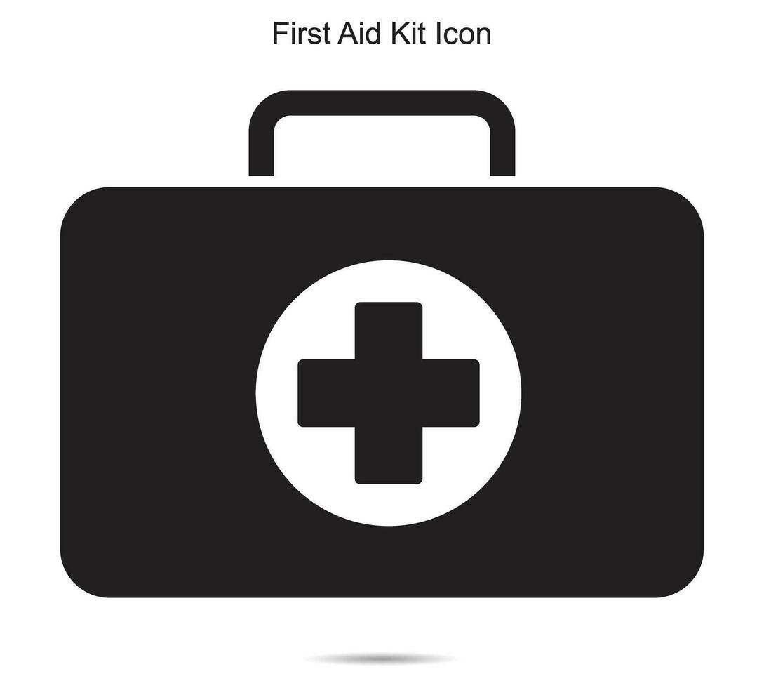 zuerst Hilfe Kit Symbol, Vektor Illustration.
