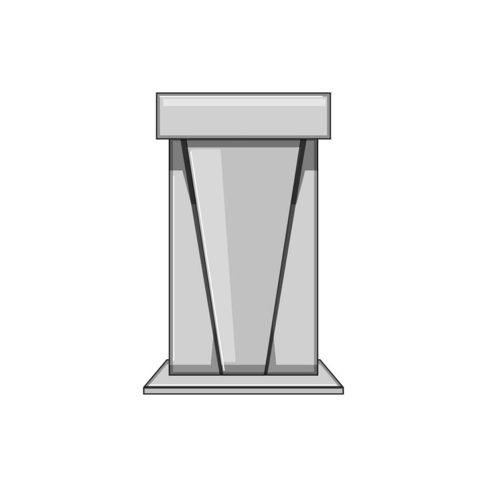 visa podium tecknad serie vektor illustration