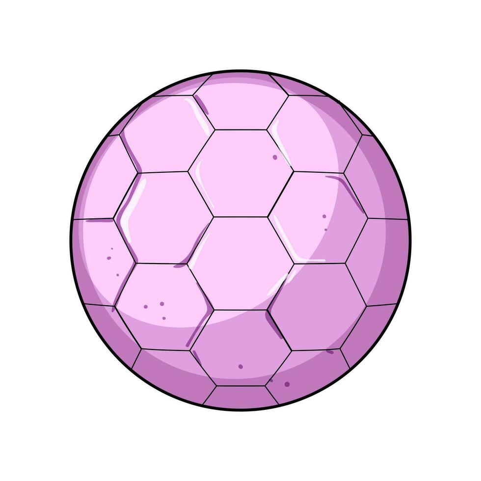 symbol fotboll boll tecknad serie vektor illustration