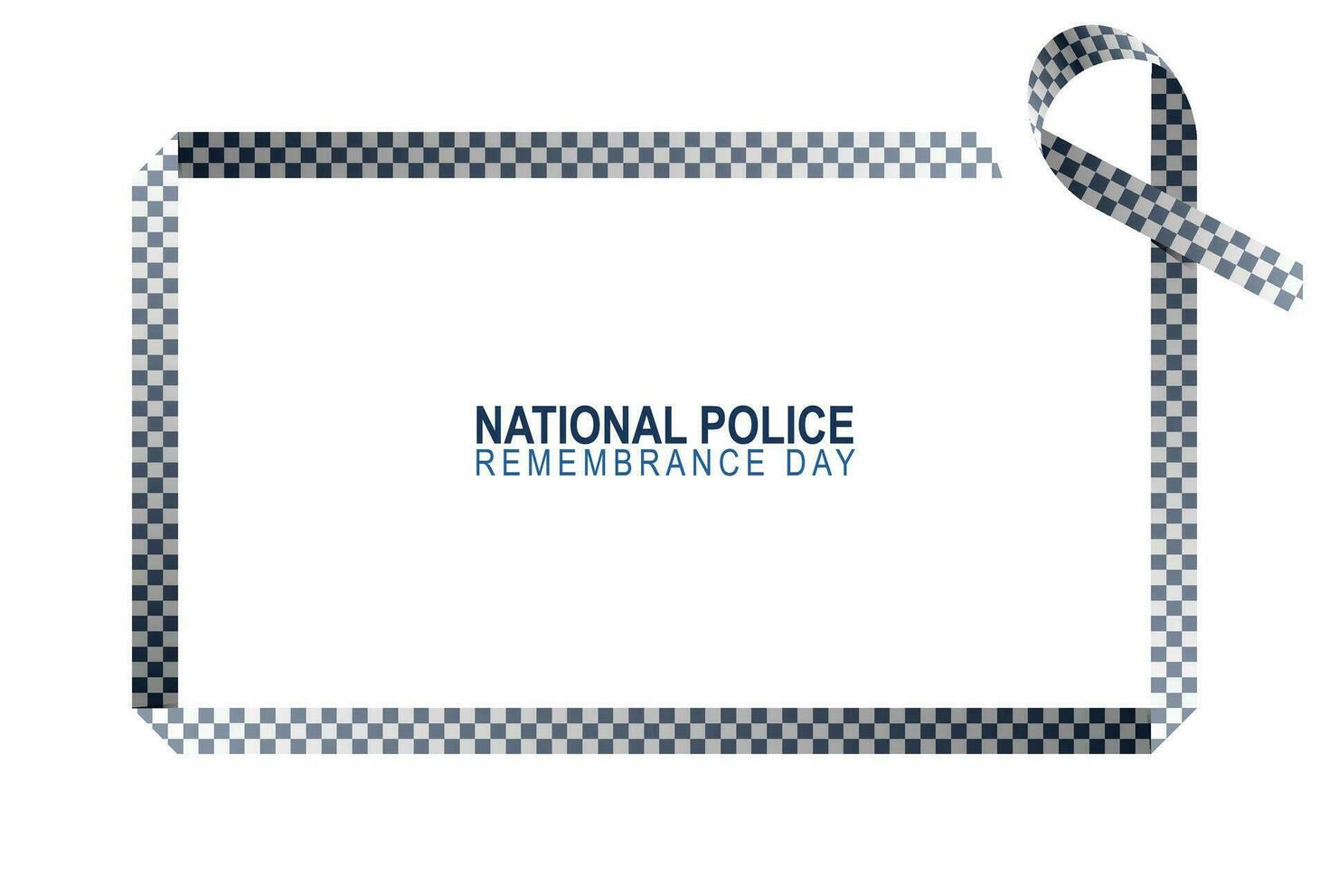 National Polizei Erinnerung Tag Hintergrund. vektor
