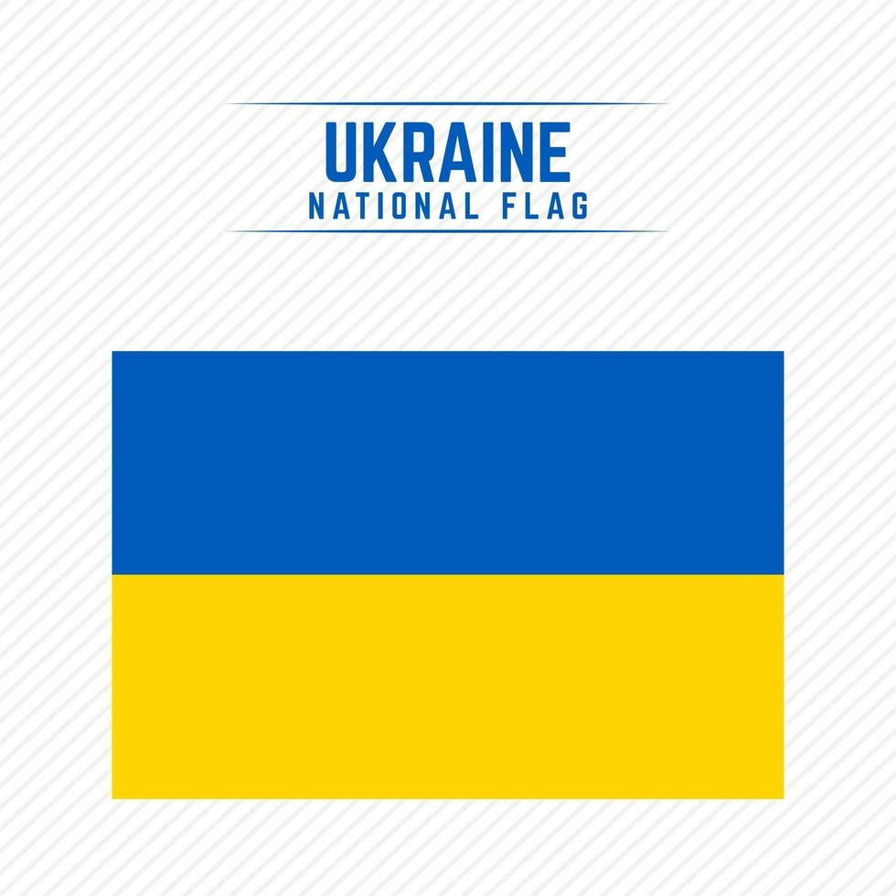 Nationalflagge der Ukraine vektor