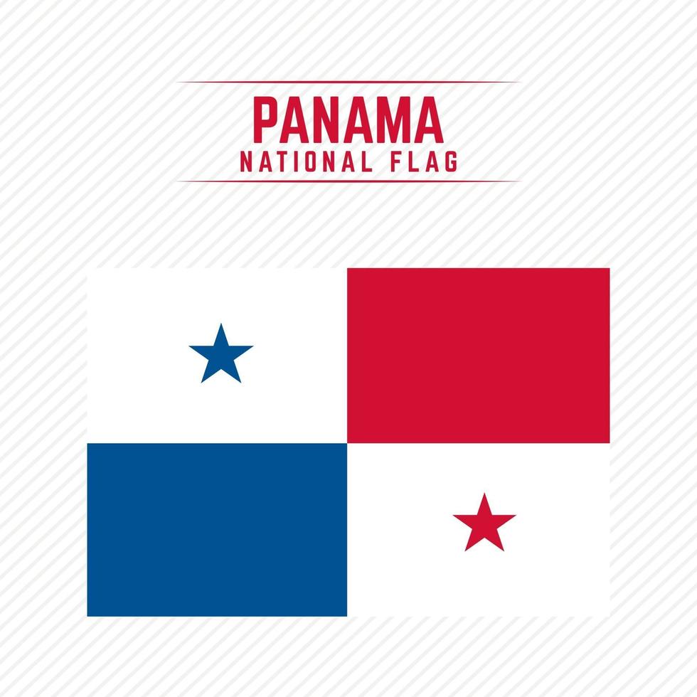 Nationalflagge von Panama vektor