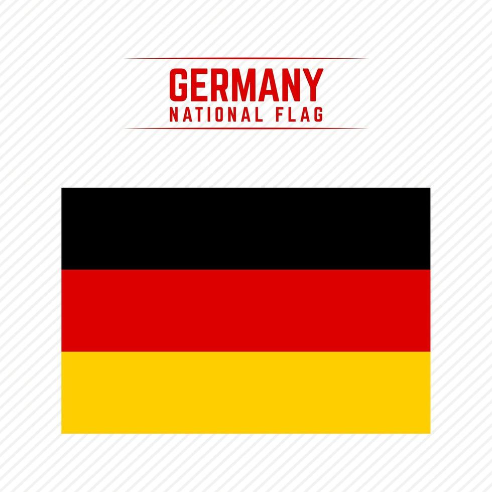 Nationalflagge von Deutschland vektor