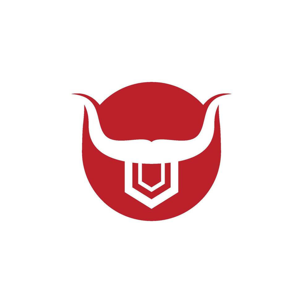 taurus logotyp mall vektor ikon illustration design