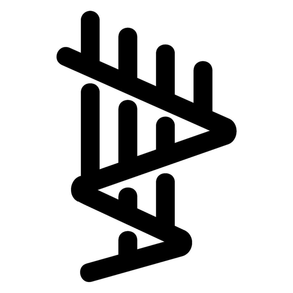 Nord Beleuchtung Glyphe Symbol vektor