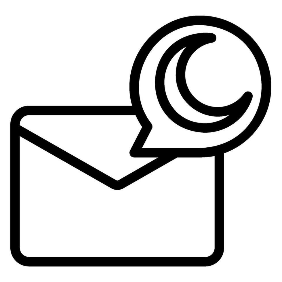 Symbol für die E-Mail-Leitung vektor