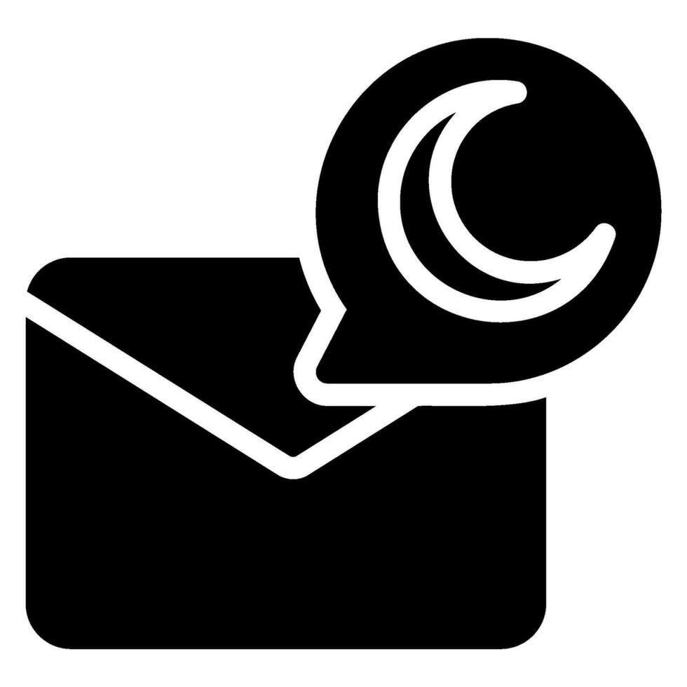 E-Mail-Glyphe-Symbol vektor