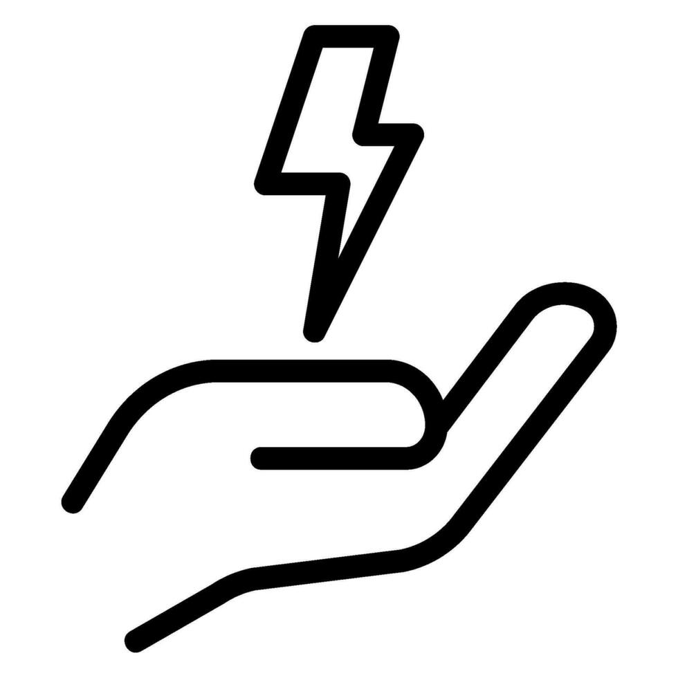 Symbol für Energiesparlinie vektor