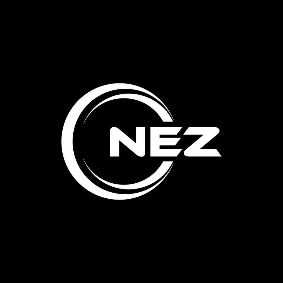 nez Logo Design, Inspiration zum ein einzigartig Identität. modern Eleganz und kreativ Design. Wasserzeichen Ihre Erfolg mit das auffällig diese Logo. vektor